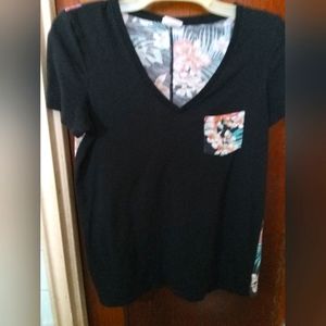 Victoria's secret pink floral t-shirt